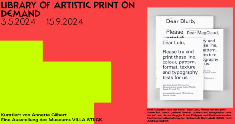 Zum Artikel "Library of Artistic Print on Demand: Ausstellung in der Villa Stuck"