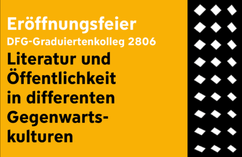 Zum Artikel "Feierliche Eröffnung des DFG-Graduiertenkollegs 2806"