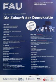 Zum Artikel "Lecture Series „Zukunft der Demokratie“"