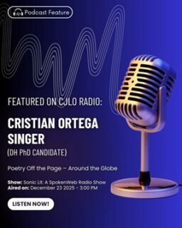 Zum Artikel "Cristian Ortega Singer on Sonic Lit Radio Show"